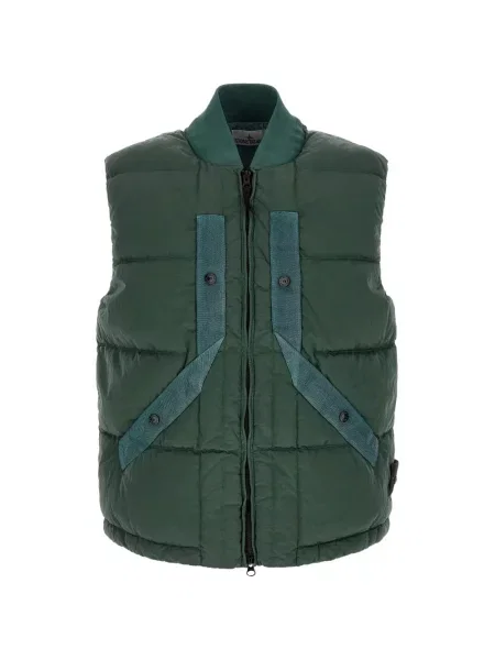 Vestă Stone Island cu strasuri verde