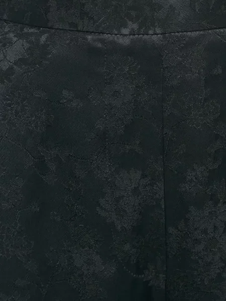 Pantaloni Maje cu model floral negru