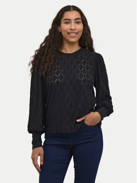 Kaffe Блузка Tine чорний