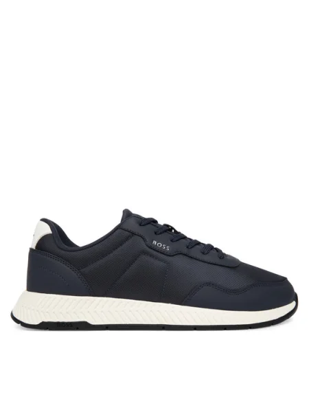 BOSS Sneakersy Titanium Tmavomodrá