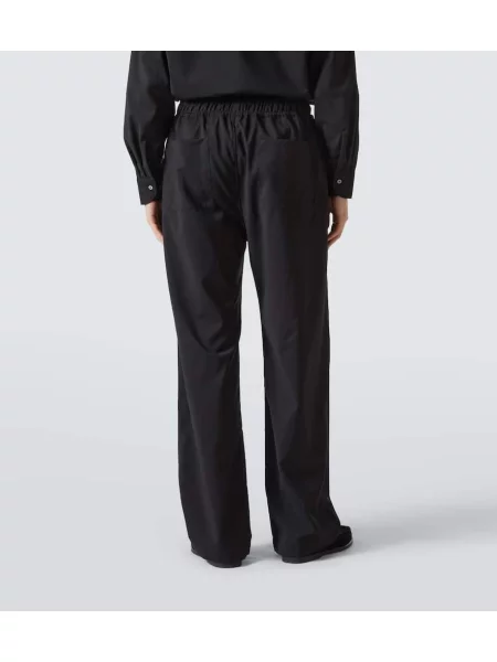 Pantaloni Saman Amel de lână negru
