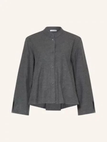 Soluzione Halenka V Oversized Střihu tmavě šedá