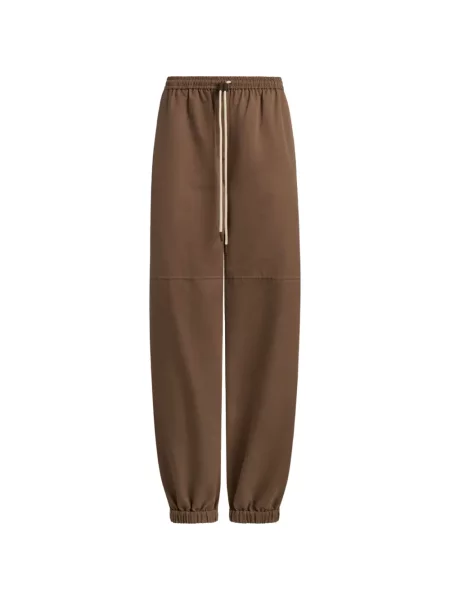 Pantaloni 12 Storeez alergare cu cordon maro