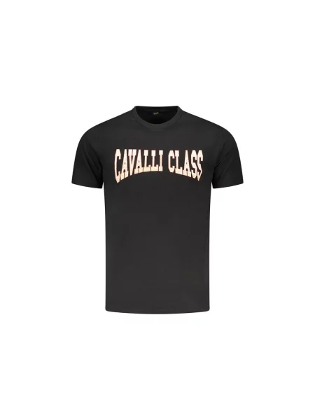 Tricou Cavalli Class cu mâneci scurte bej