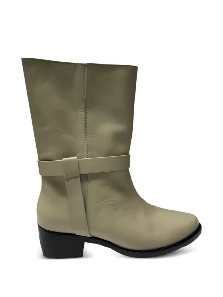 Kožené bikerské kotníkové boty Legres