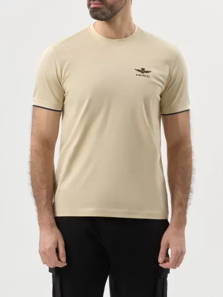Футболка Aeronautica Militare бежевая