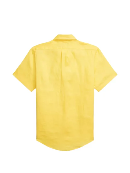 Tricou polo Polo Ralph Lauren cu autograf cu 5 buzunare în carouri gri
