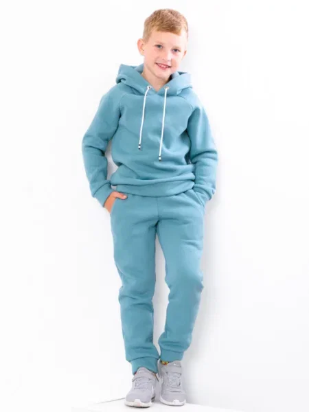 Дитячий Спортивний костюм Носи своє бавовна/поліестер блакитний