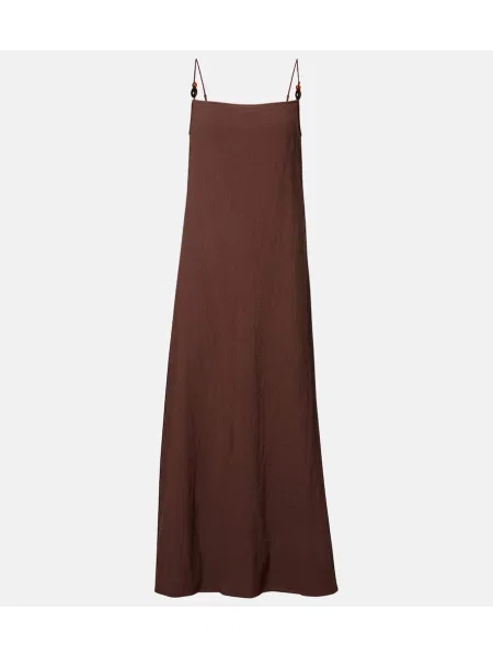 Rochie maxi Staud de costum maro
