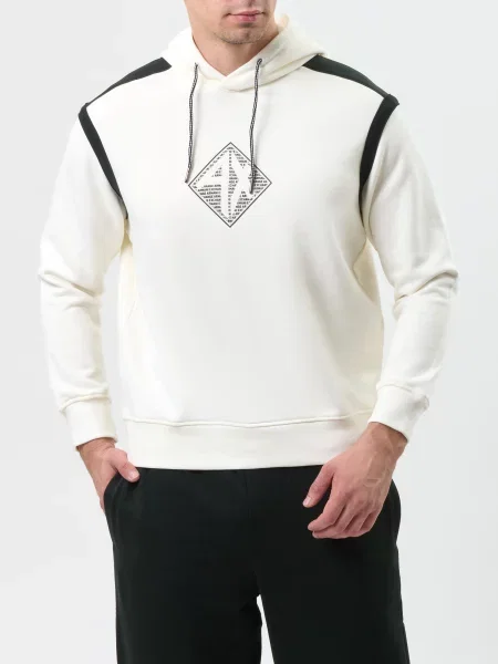 Толстовка Armani Exchange біла
