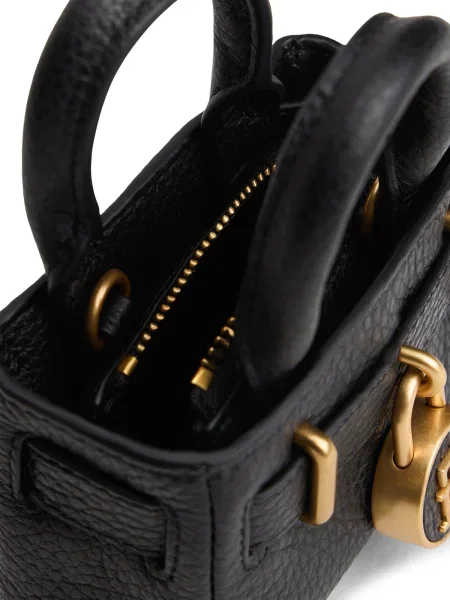 Geantă Tommy Hilfiger din piele negru