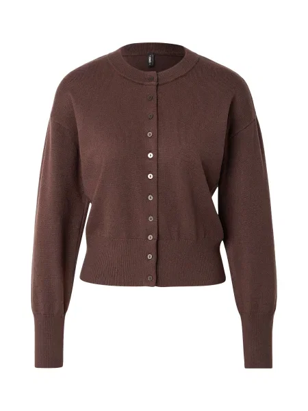 ONLY Geacă tricotată ONLMIO închis maro