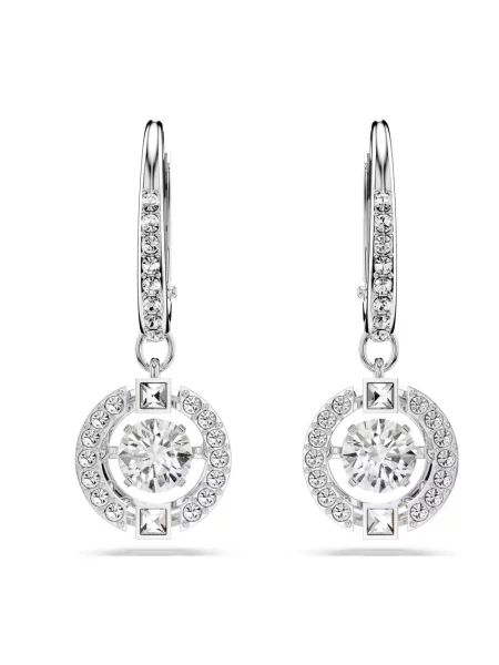 Kolczyki Swarovski szare