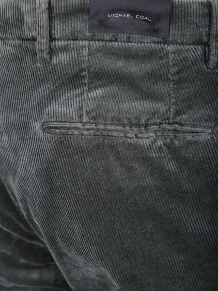 Pantaloni Michael Coal de catifea cord gri