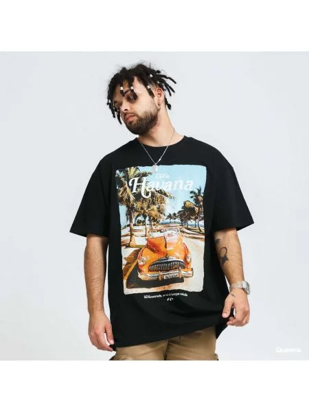 Mister Tee Tričko Havana Vibe písková / světlemodrá / khaki / rezavě červená