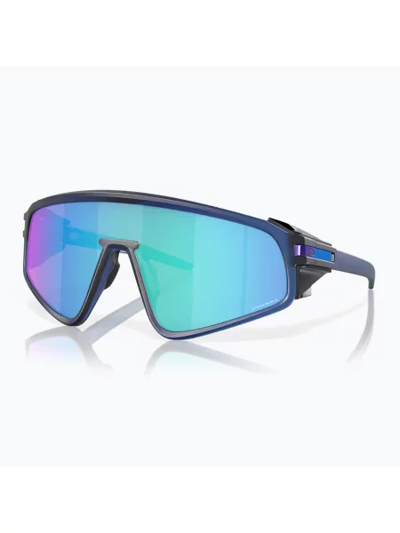 Okulary przeciwsłoneczne Oakley Latch Panel matte trans navy/prizm sapphire czarne