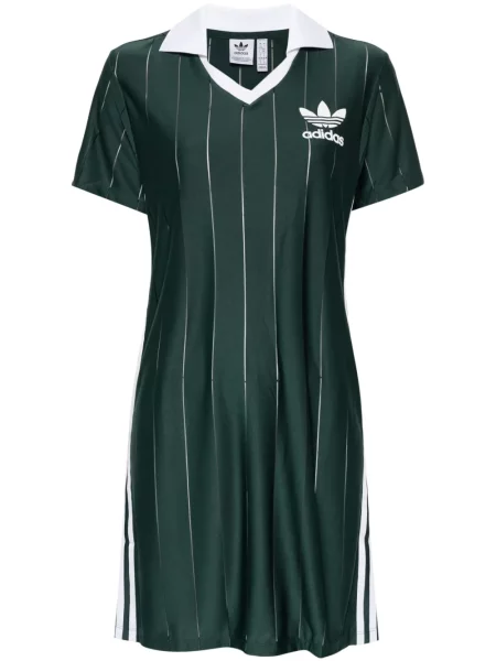 Košilové šaty Adidas zelené