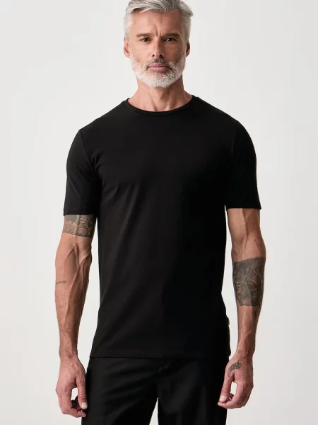 Lindbergh T-shirt z bawełną czarna