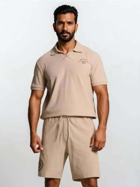 Sinsay Dámské šortky Smiley béžová