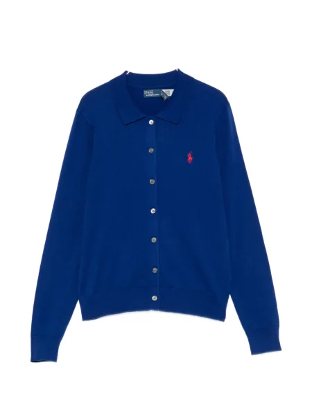 Sneakerși Polo Ralph Lauren cu autograf cu glugă albastru