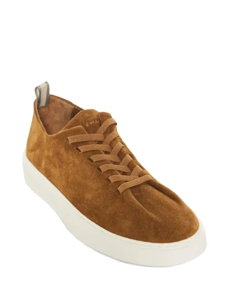 Sneakers Officine Creative με κορδόνια με δαντέλα καφέ
