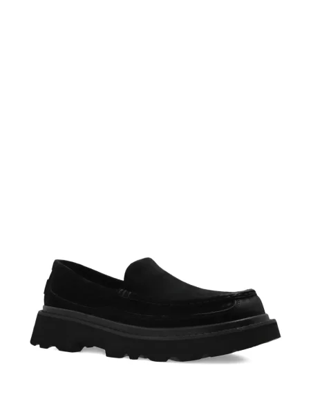 Pantofi loafer Ugg din piele de căprioară cu platformă negru