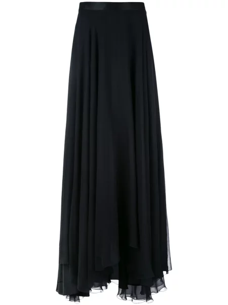 Fustă Lanvin drapată negru