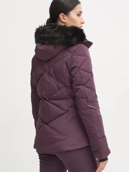 Női sí dzseki Rossignol Staci Pearly Jkt mulberry. Méret: L lila