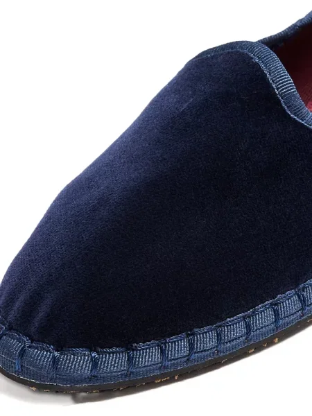 Espadrile Flabelus de catifea albastru