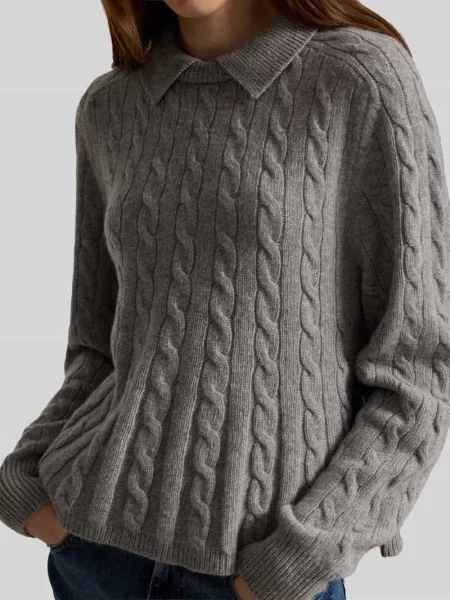 Sweter o kroju loose fit z mieszanki wełny i kaszmiru Polo Ralph Lauren