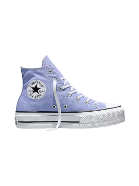 Sneakersy Converse Chuck Taylor All Star na platformie niebieskie