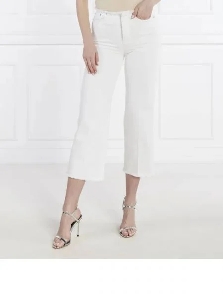 Michael Kors Blugi JEAN | Cropped Fit alb