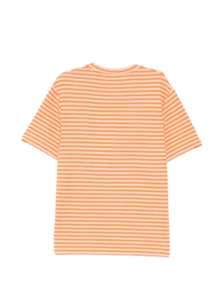 Tricou Lacoste cu dungi portocaliu