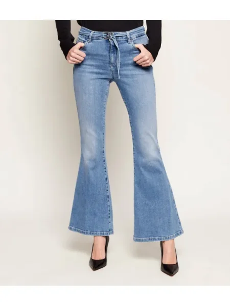 Liu Jo Blugi Good super beat | flare fit albastru