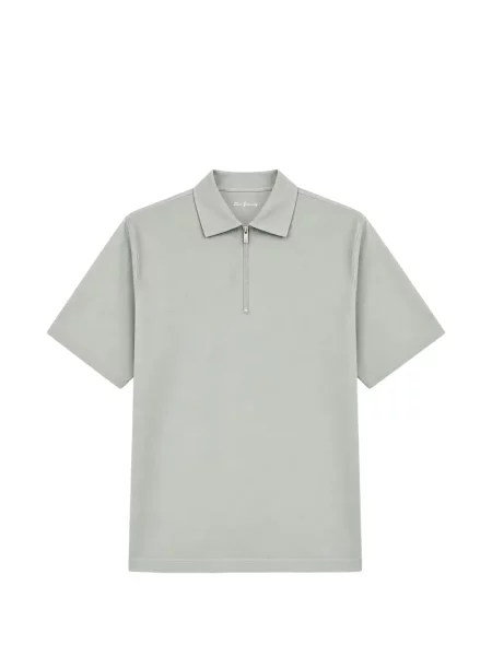 Scurt tricou polo Tombolini verde