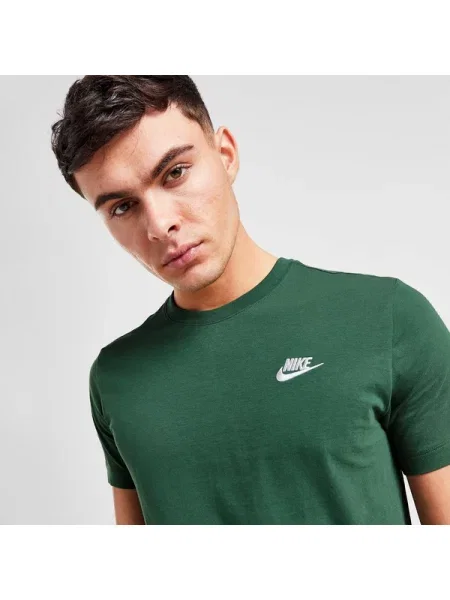 Nike T-Shirt Ss Nike Sportswear Club zielona