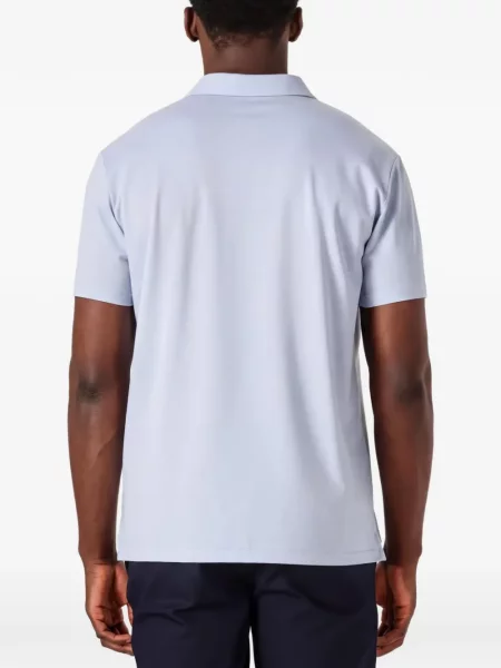 Tricou polo Peuterey cu autograf albastru