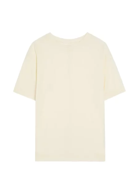 Scurt tricou Another Tomorrow cu decolteu rotund