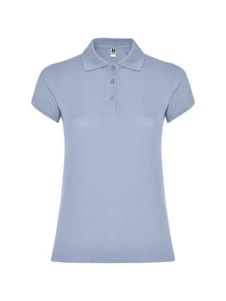 Koszulka Polo W niebieska