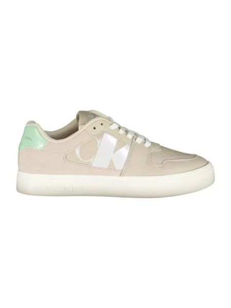 Sneakersy Calvin Klein Jeans klasyczne beżowe