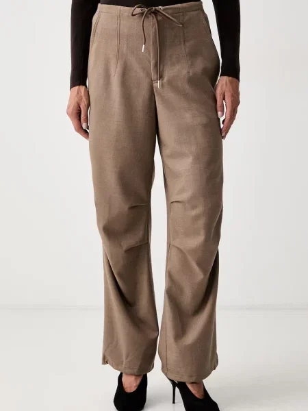 Seventy Venezia pantaloni pentru femei cu lână bej