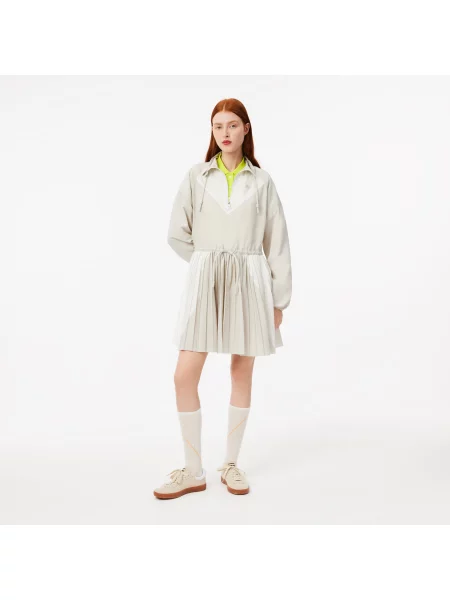 Lacoste сукня Relaxed Fit сіра