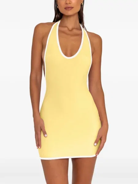 Odgovarati mini mini haljina Fae Swim žuta