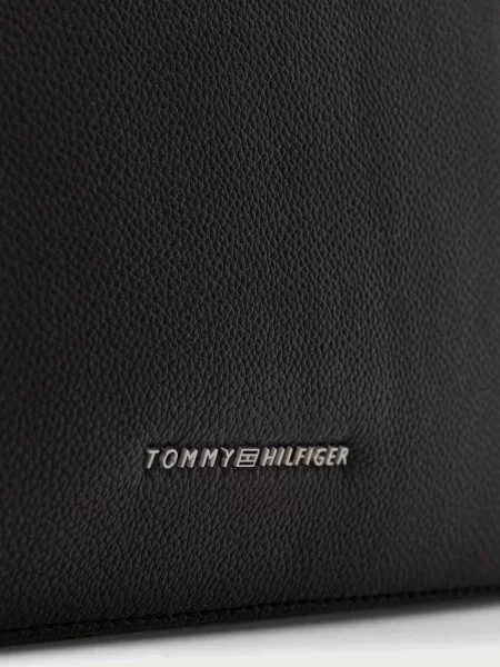 Tommy Hilfiger чанта мъжка от кожа черно