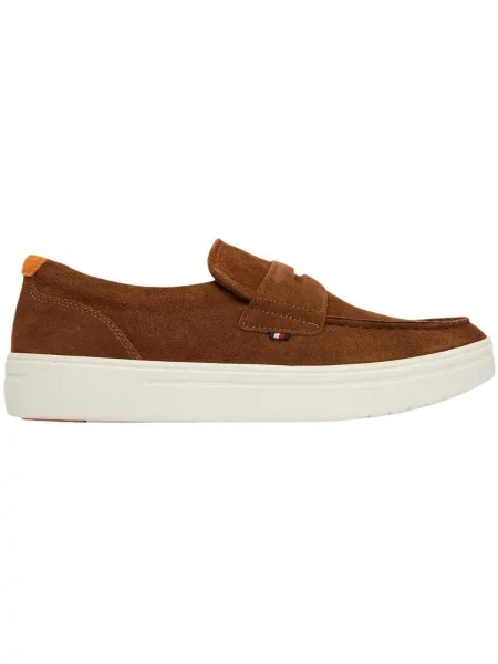 Pantofi Tommy Hilfiger din piele maro
