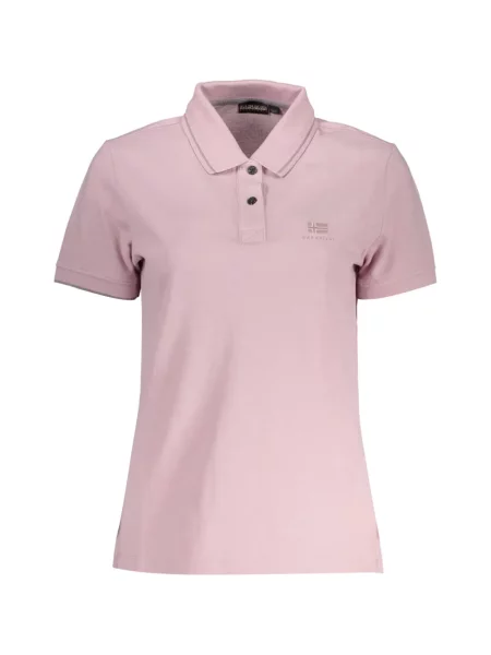 Scurt tricou polo Napapijri roz