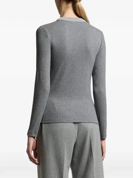 Lung tricou Peserico tricotate gri