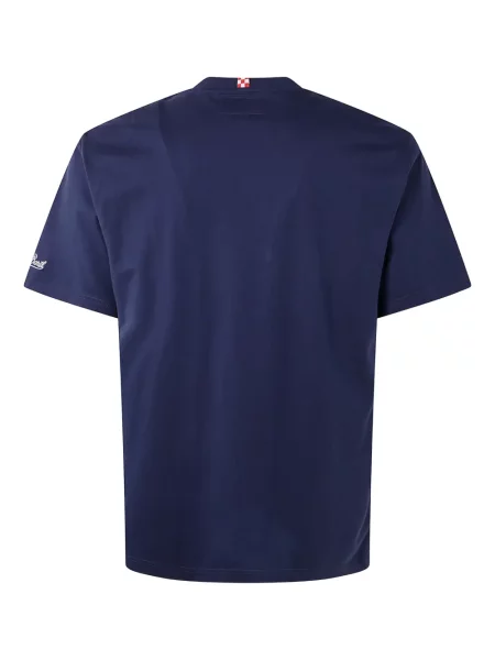 Tricou Mc2 Saint Barth cu broderie albastru