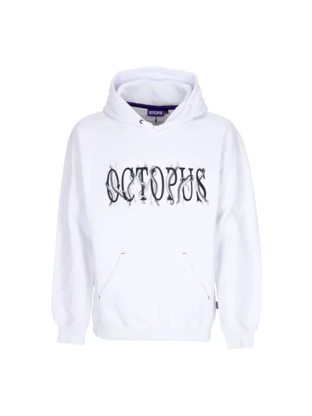 Bluza Octopus z logo biała