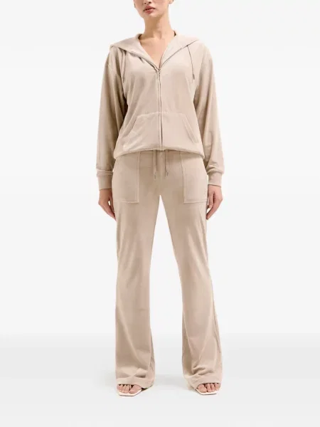 Είδος βελούδου τρέξιμο παντελόνι Juicy Couture καμπάνα